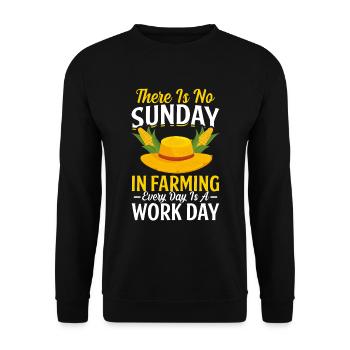 Quota d’agriculteur pour tracteurs agricoles - Sweat-shirt Unisexe - noir - Devant - Alina (178cm) & Michal (187cm)