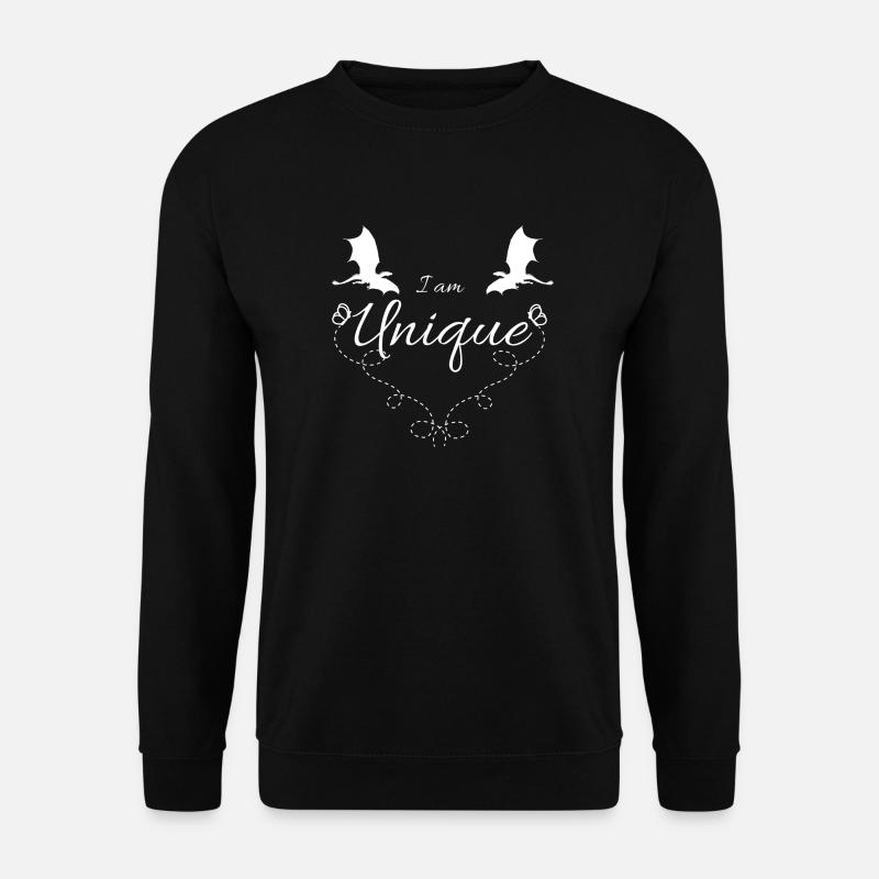 I Am Unique - Unisex Sweatshirt - black