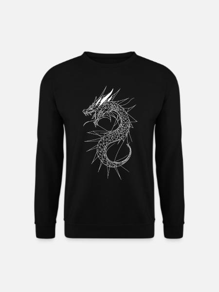 Asiatischer Drache - Unisex Pullover - Schwarz