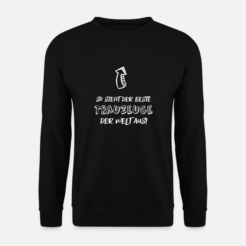 TRAUZEUGE - Unisex Pullover - Schwarz