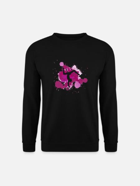 maedchen turnerin turnen geschenk - Unisex Pullover - Schwarz