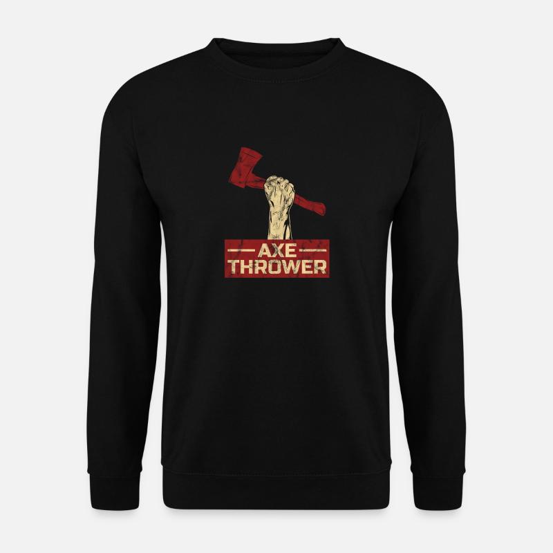 Ax thrower gift - Unisex Sweatshirt - black