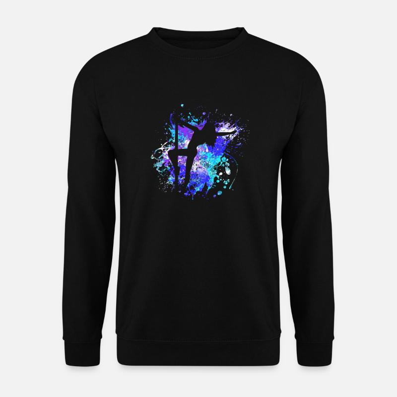 poledance rods dance gift - Unisex Sweatshirt - black