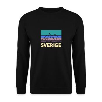 schweden - Unisex Pullover - Schwarz - Vorne - Alina (178cm) & Michal (187cm)