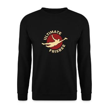 Frisbee ultime Frisbee - Sweat-shirt Unisexe - noir - Devant - Alina (178cm) & Michal (187cm)