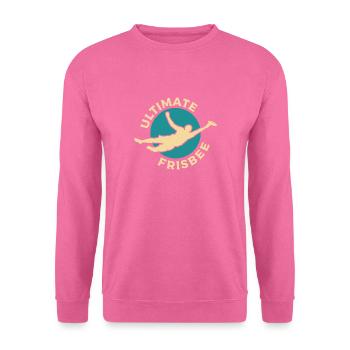 Frisbee Ultimate Catcher - Sweat-shirt Unisexe - rose - Devant