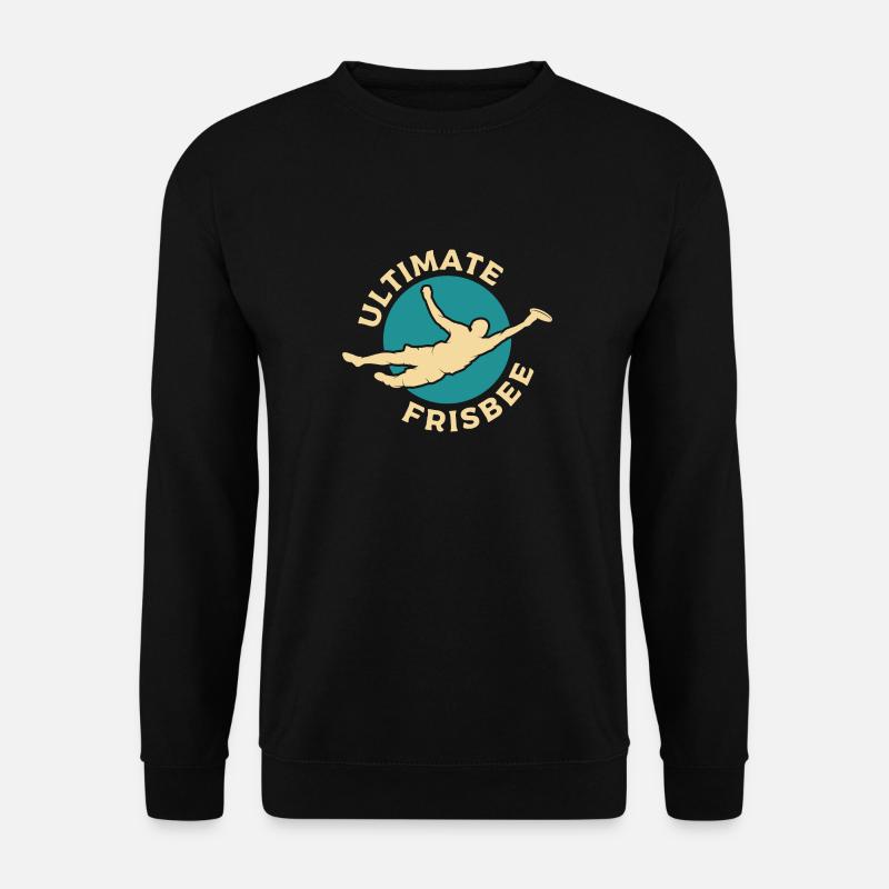Frisbee ultimate catcher - Unisex Sweatshirt - black