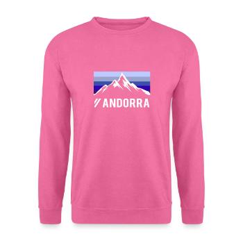 Andorra gebirge berge natur - Unisex Pullover - Pink - Vorne