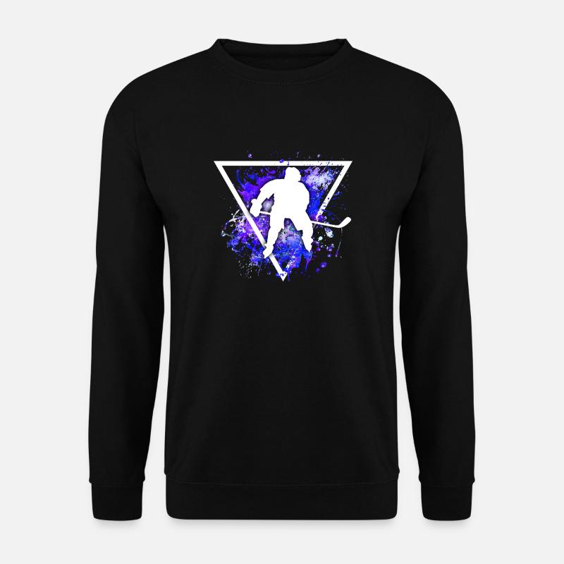 eishockey - Unisex Pullover - Schwarz