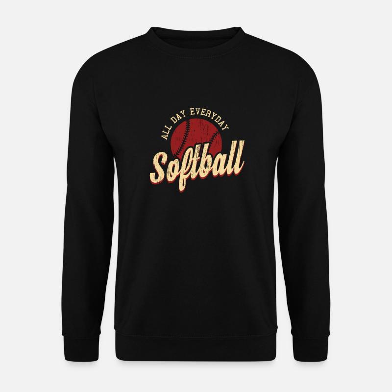 Softball - Unisex Sweatshirt - black