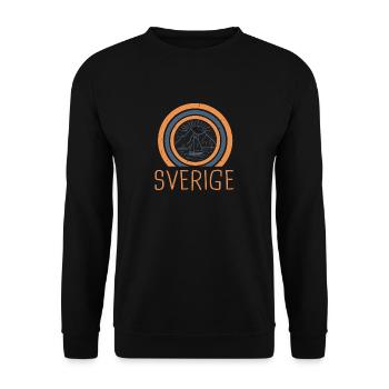 sverige - Unisex Pullover - Schwarz - Vorne - Alina (178cm) & Michal (187cm)