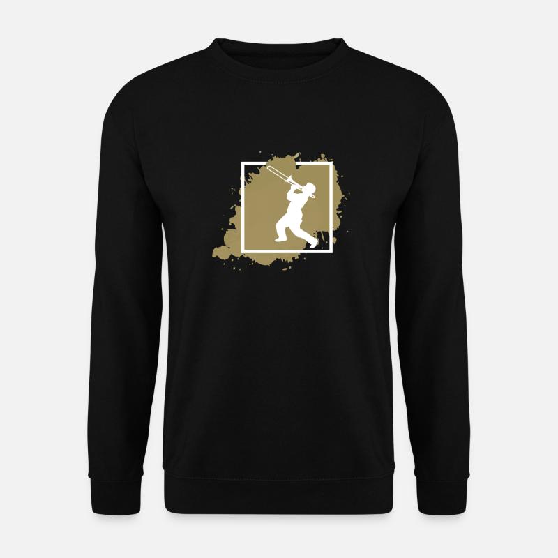 posaune - Unisex Pullover - Schwarz