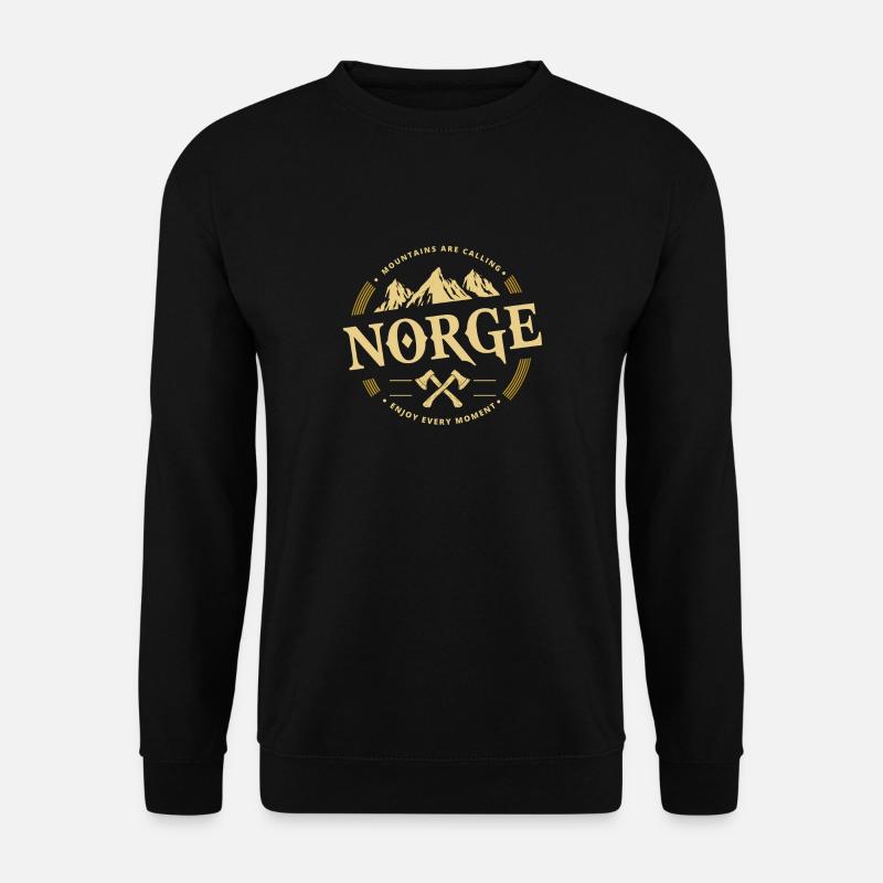norwegen - Unisex Pullover - Schwarz