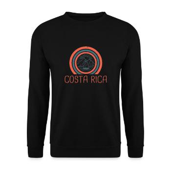 Costa Rica - Unisex Pullover - Schwarz - Vorne - Alina (178cm) & Michal (187cm)