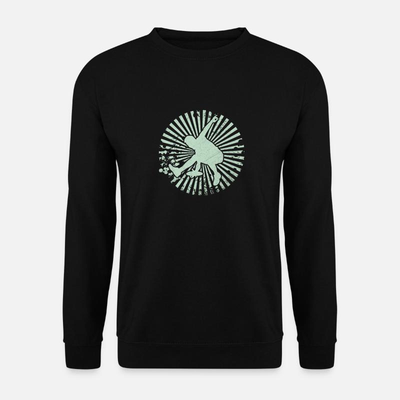 ultimate frisbee discgolf geschenk - Unisex Pullover - Schwarz