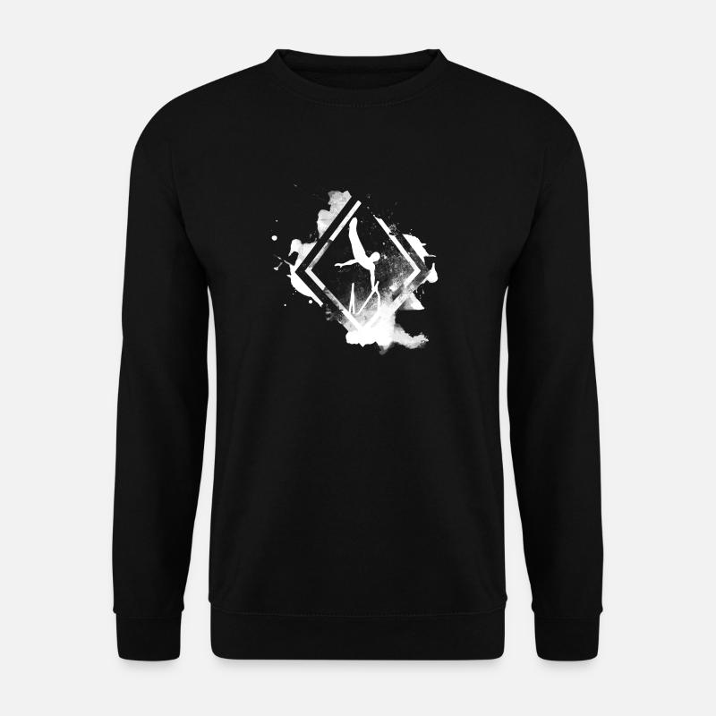 Gymnast doing gymnastics - Unisex Sweatshirt - black