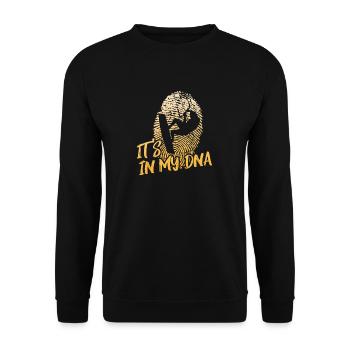 kite surfer dna kitesurfing - Unisex Sweatshirt - black - Front - Alina (178cm) & Michal (187cm)