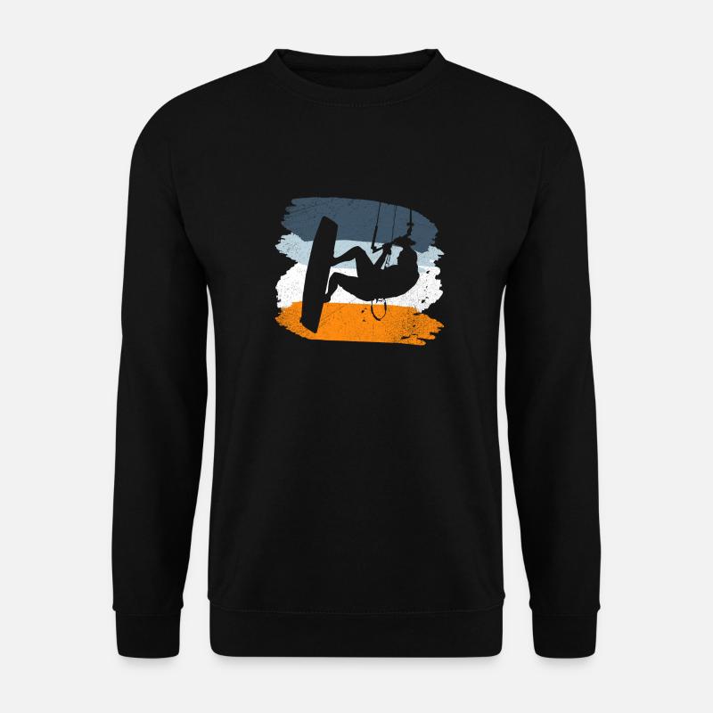 kitesurfing kitesurfen - Unisex Pullover - Schwarz