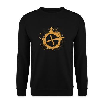 geocaching - Unisex Pullover - Schwarz - Vorne - Alina (178cm) & Michal (187cm)