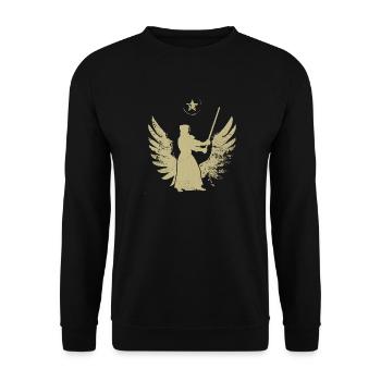 kendo - Unisex Sweatshirt - black - Front - Alina (178cm) & Michal (187cm)