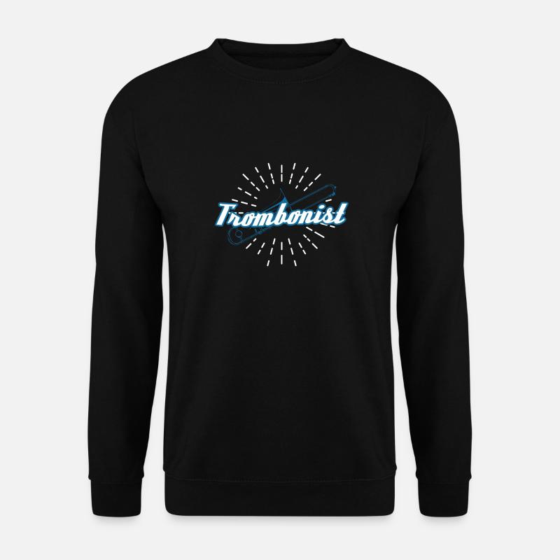 trombone - Unisex Sweatshirt - black
