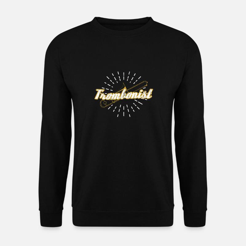 trombone - Unisex Sweatshirt - black