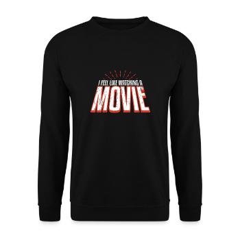 film - Sweat-shirt Unisexe - noir - Devant - Alina (178cm) & Michal (187cm)