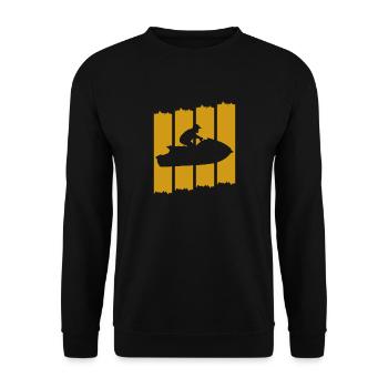 Jet Ski - Unisex Pullover - Schwarz - Vorne - Alina (178cm) & Michal (187cm)