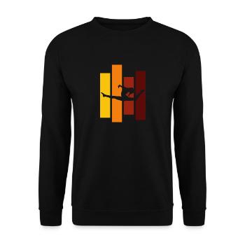Turner Retro - Unisex Sweatshirt - black - Front - Alina (178cm) & Michal (187cm)
