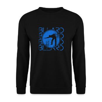billard - Unisex Pullover - Schwarz - Vorne - Alina (178cm) & Michal (187cm)