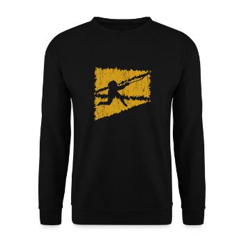 Eishockey - Unisex Pullover - Schwarz - Vorne - Alina (178cm) & Michal (187cm)