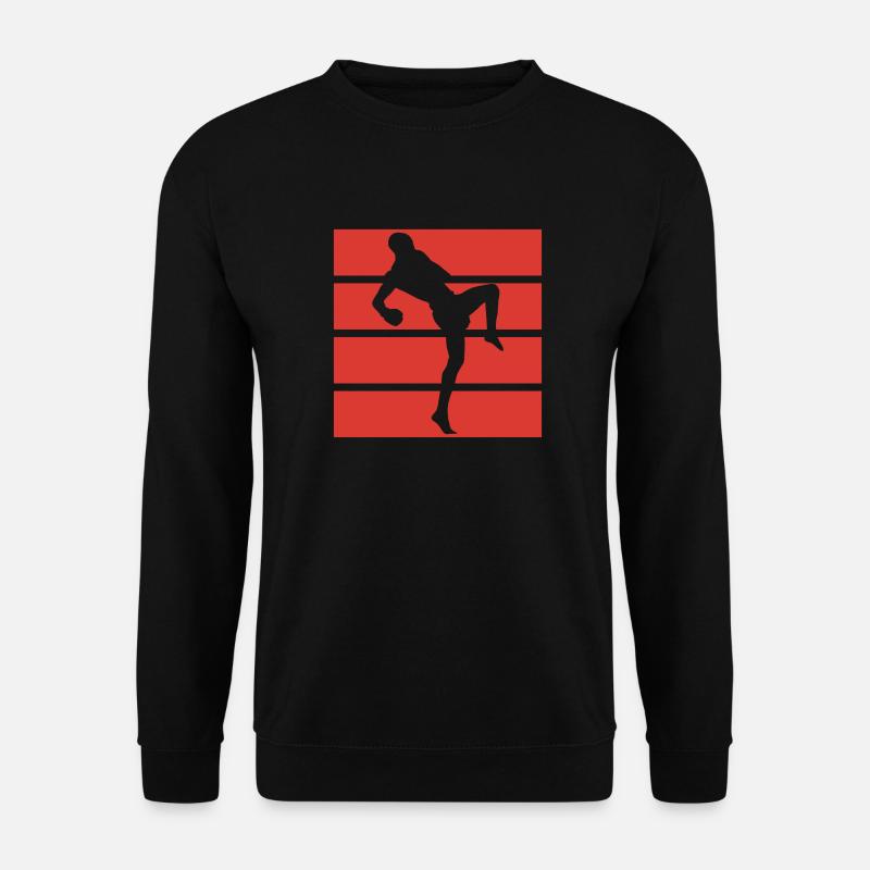 Kickboxen Kampfsport - Unisex Pullover - Schwarz