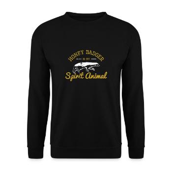 Vie de ratel - Sweat-shirt Unisexe - noir - Devant - Alina (178cm) & Michal (187cm)