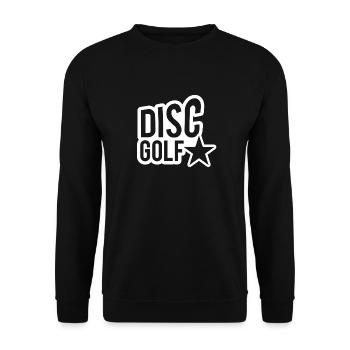 discgolf - Unisex Pullover - Schwarz - Vorne - Alina (178cm) & Michal (187cm)