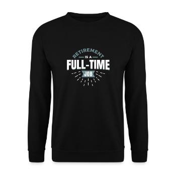 Rente - Unisex Pullover - Schwarz - Vorne - Alina (178cm) & Michal (187cm)