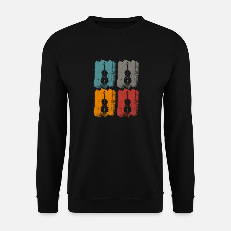 cello kontrabass - Unisex Pullover - Schwarz