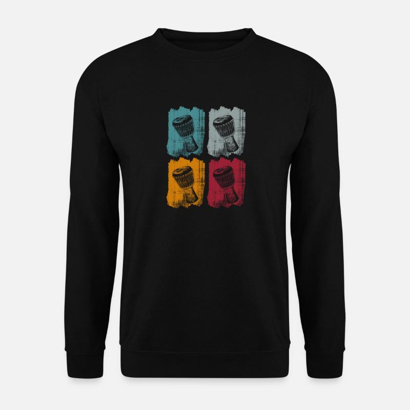 drums perkussion djembe - Unisex Pullover - Schwarz