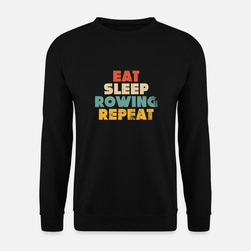 rudern - Unisex Pullover - Schwarz