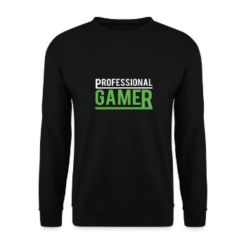 Gamer Gamer Gamecker Player Idée cadeau - Sweat-shirt Unisexe - noir - Devant - Alina (178cm) & Michal (187cm)