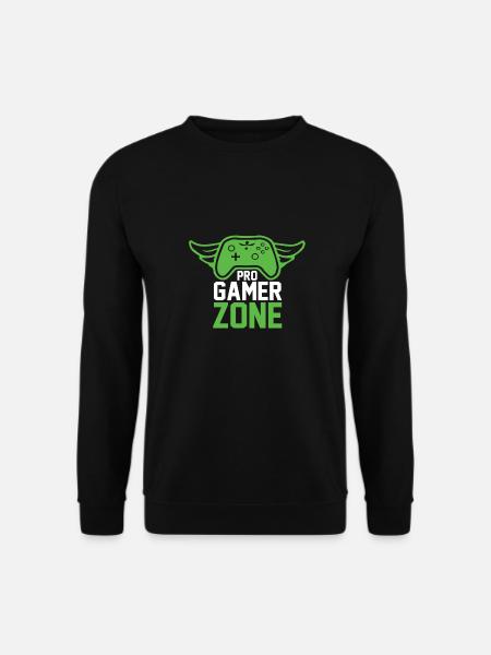 Gamer Zocker Player Geschenkidee - Unisex Pullover - Schwarz