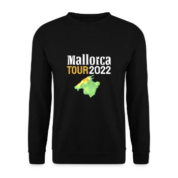 Mallorca Holiday 2022 2021 T-shirt - Unisex Sweatshirt - black - Front - Alina (178cm) & Michal (187cm)