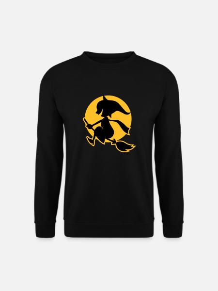 vl034b_hexe_2c - Unisex Pullover - Schwarz