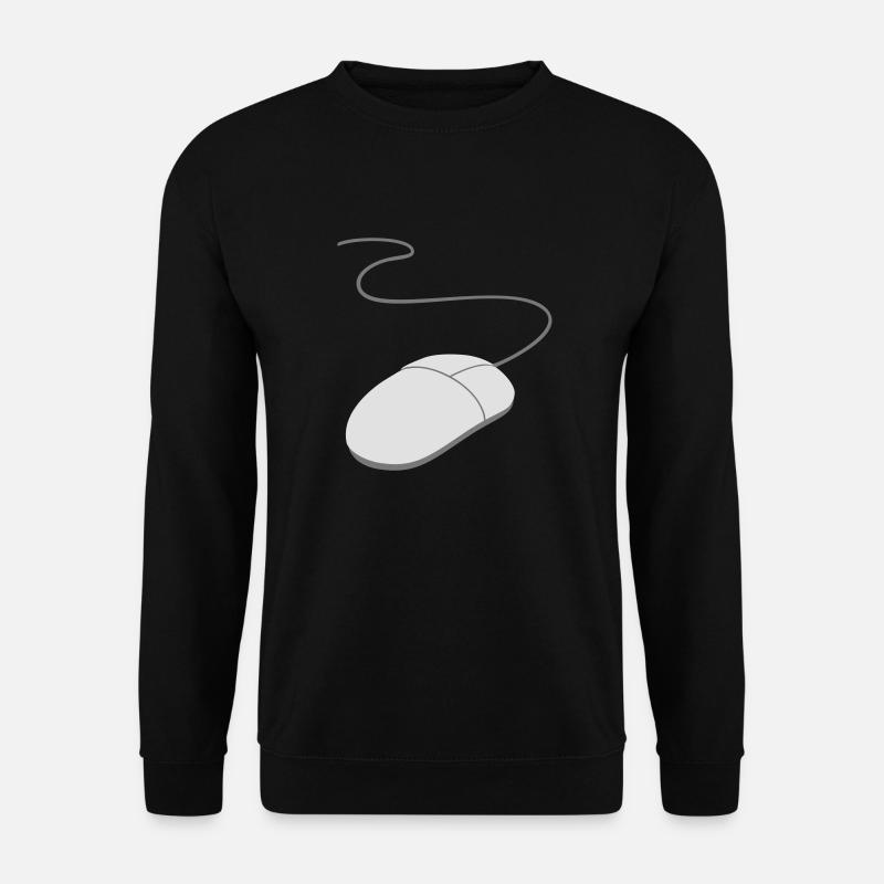 computermaus - Unisex Pullover - Schwarz