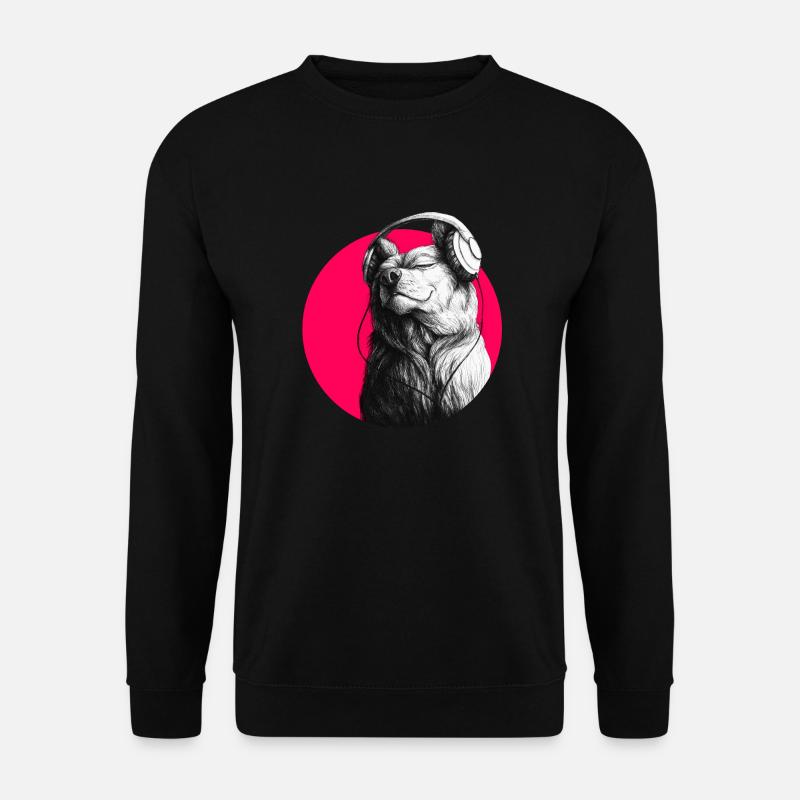put your record on - Unisex Pullover - Schwarz