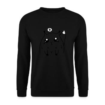 Squirrel - Unisex Sweatshirt - black - Front - Alina (178cm) & Michal (187cm)