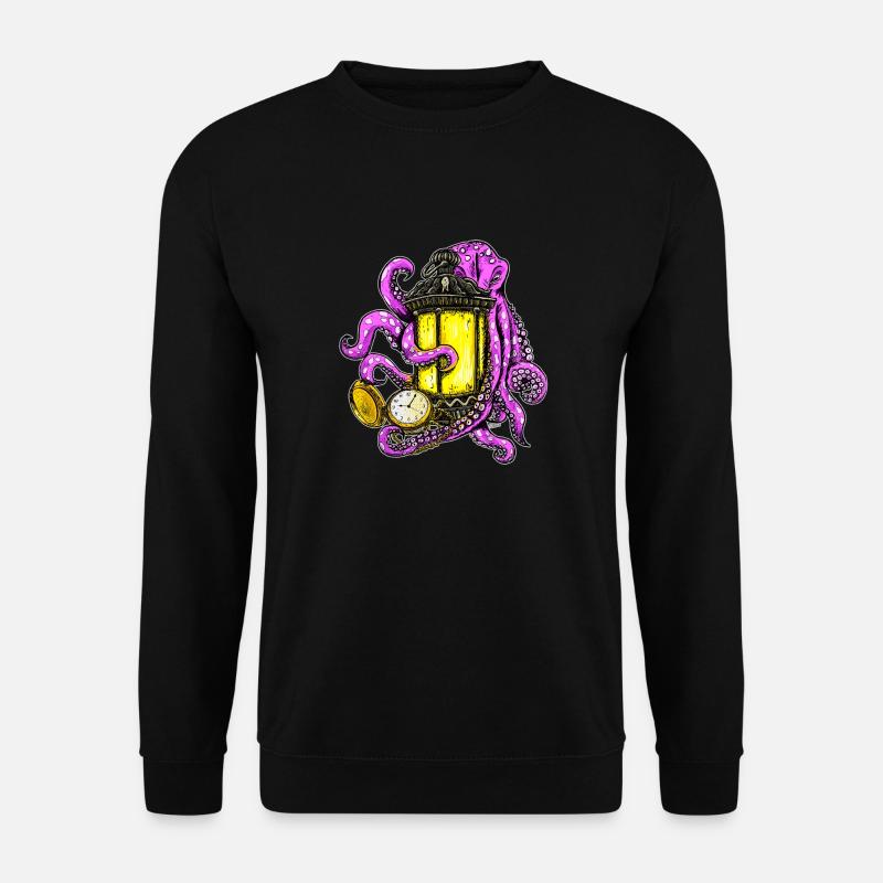 Octopus - Unisex Pullover - Schwarz