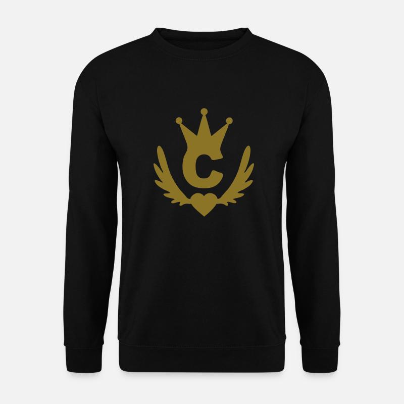 c_real_winged_heart - Unisex Pullover - Schwarz
