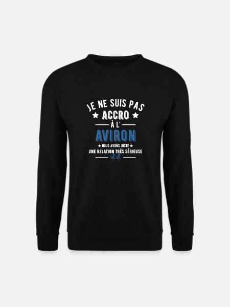 Accro à l'aviron - Sweat-shirt Unisexe - noir