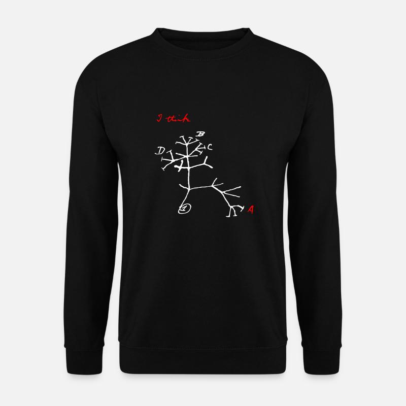 Atheistisch denken - Unisex Pullover - Schwarz