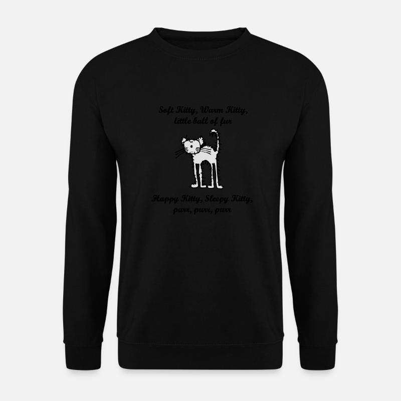 soft_kitty - Unisex Sweatshirt - black
